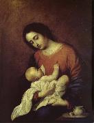 Francisco de Zurbaran The Virgin Mary and Christ oil painting picture wholesale